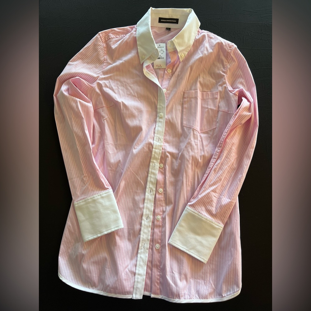 NWT Express Long Sleeve Button Down